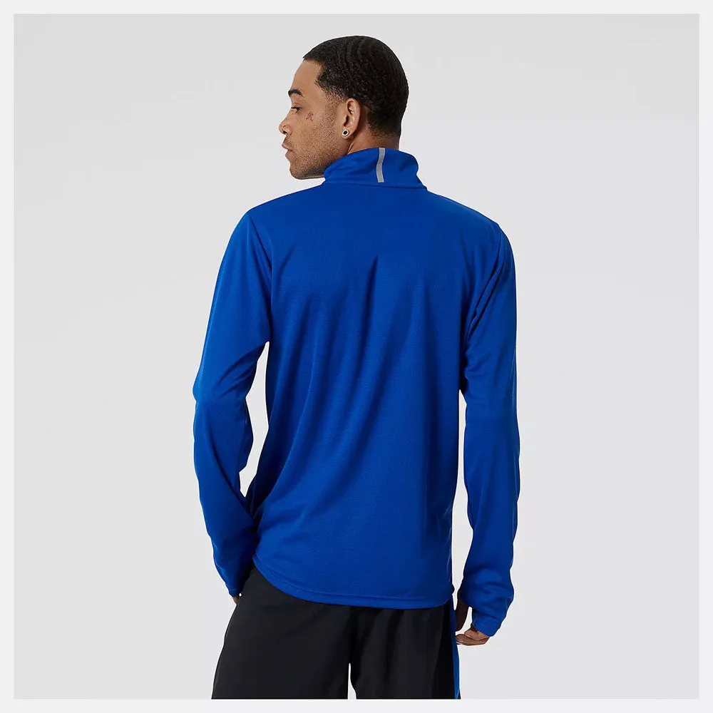 New Balance Mens 5K Half Zip Longsleeve Top