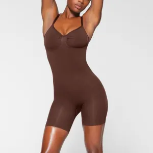 NWOT Skims Seamless Sculpt Mid Thigh Bodysuit in Cocoa, Size XL