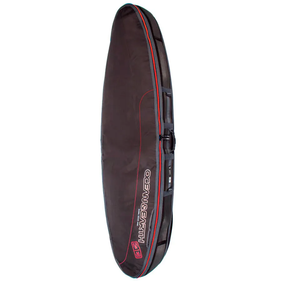 Ocean & Earth Triple Compact Shortboard Board Cover - Black/Red