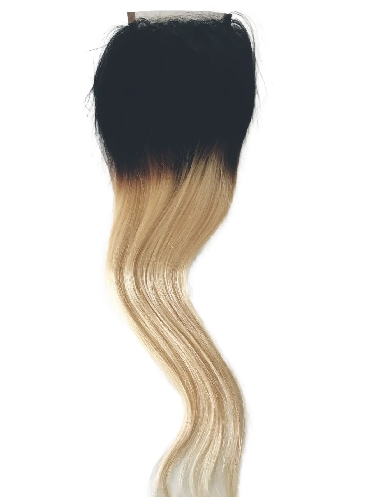 Ombre Closure (Natural Black/1B-Golden Blonde/ #22)