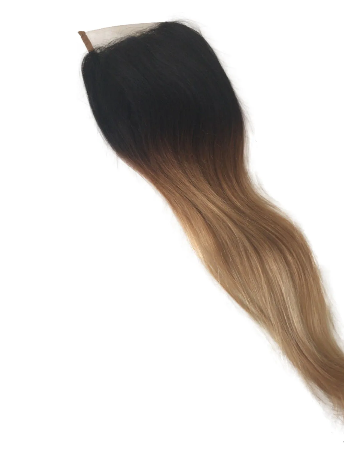Ombre Closure (Natural Black/1B-Golden Blonde/ #22)