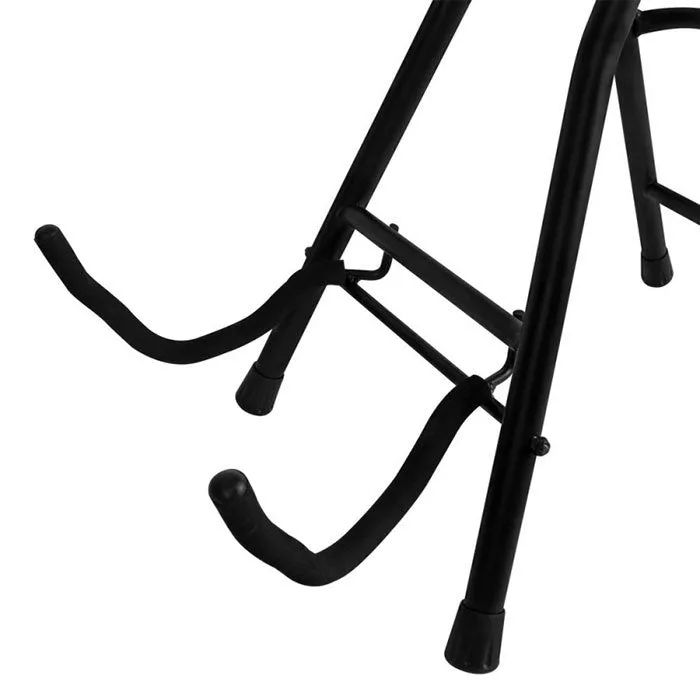 On Stage Guitarist Stool with Footrest and Guitar Stand