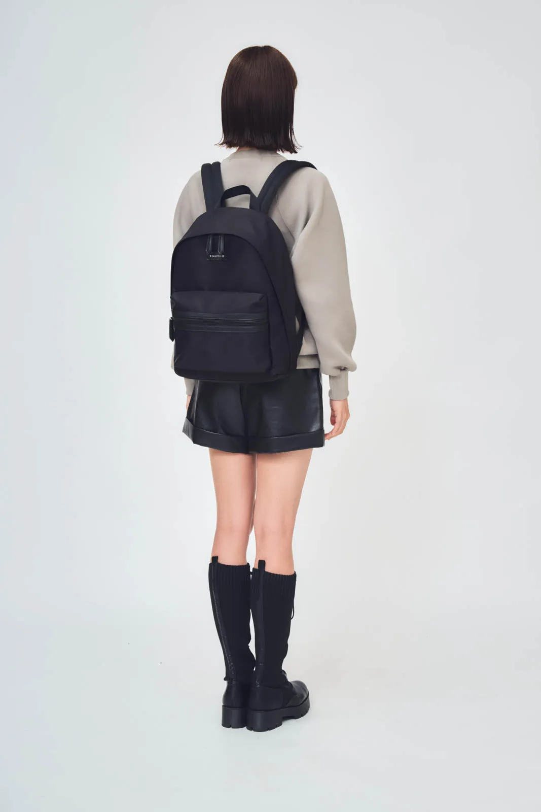 “Onibegie” x Mushroom Leather Backpack