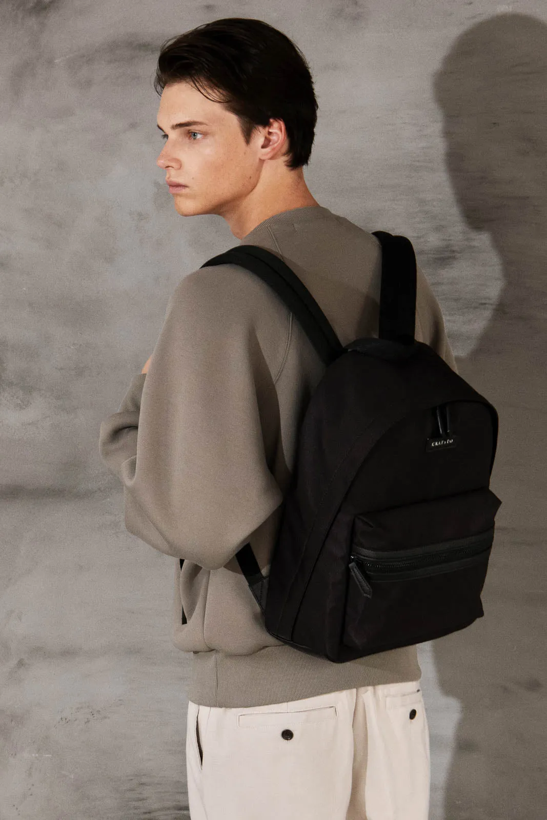 “Onibegie” x Mushroom Leather Backpack