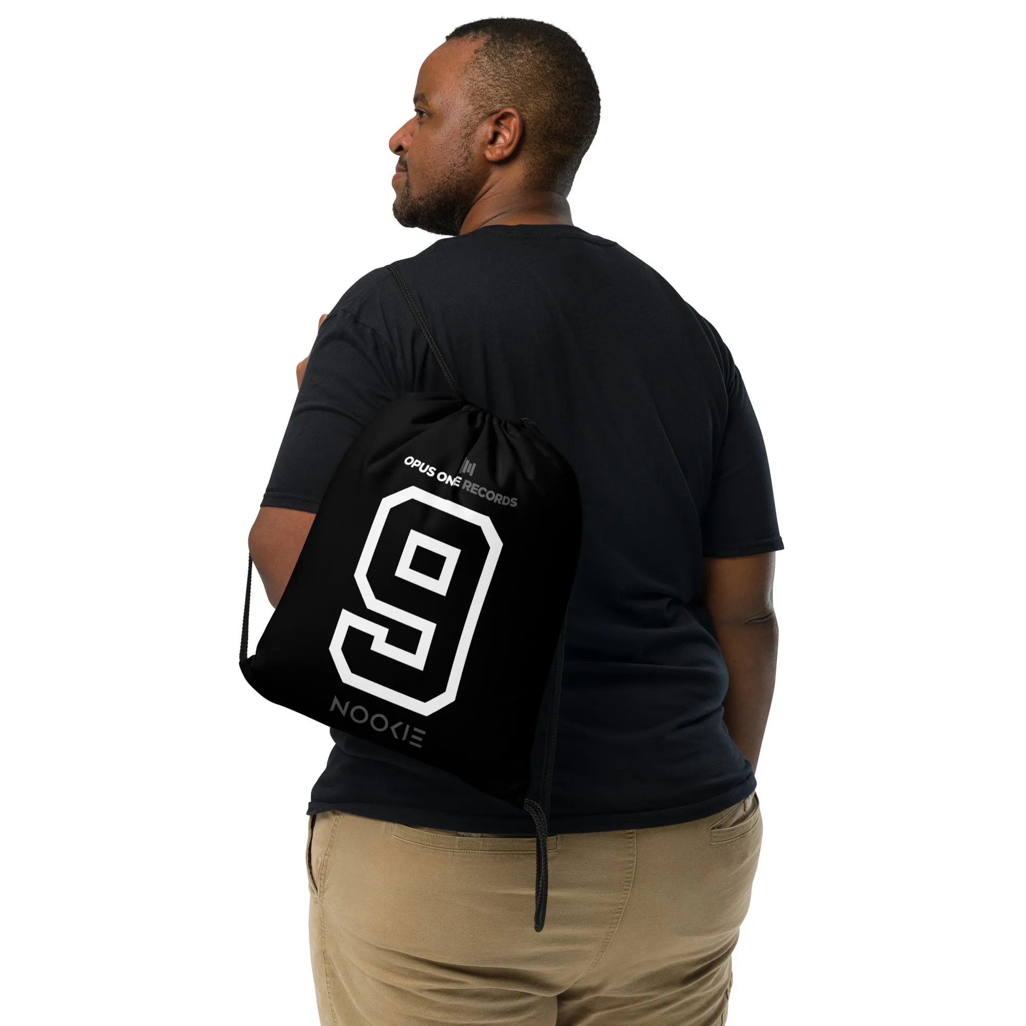 Opus One Records Drawstring bag (Black)