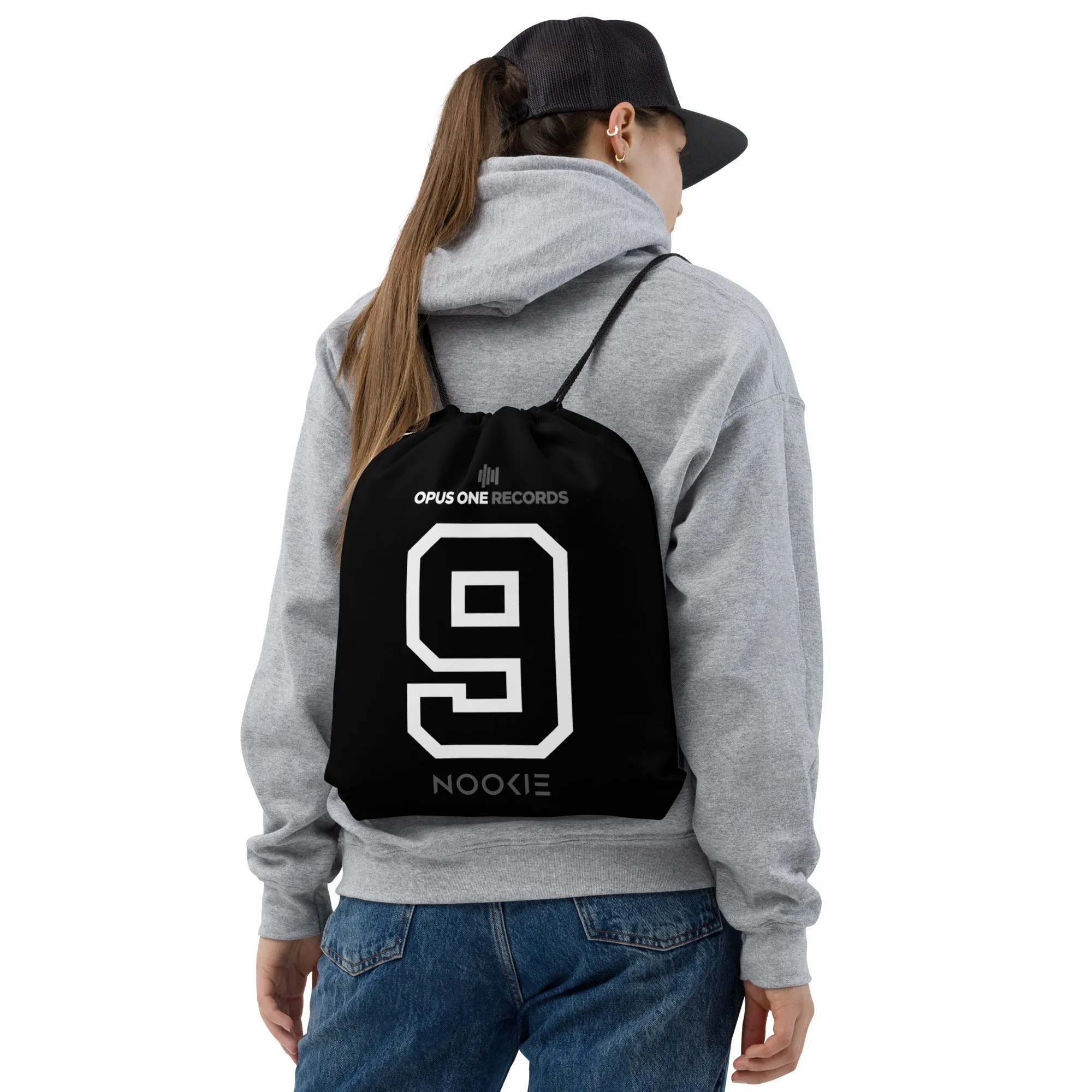 Opus One Records Drawstring bag (Black)
