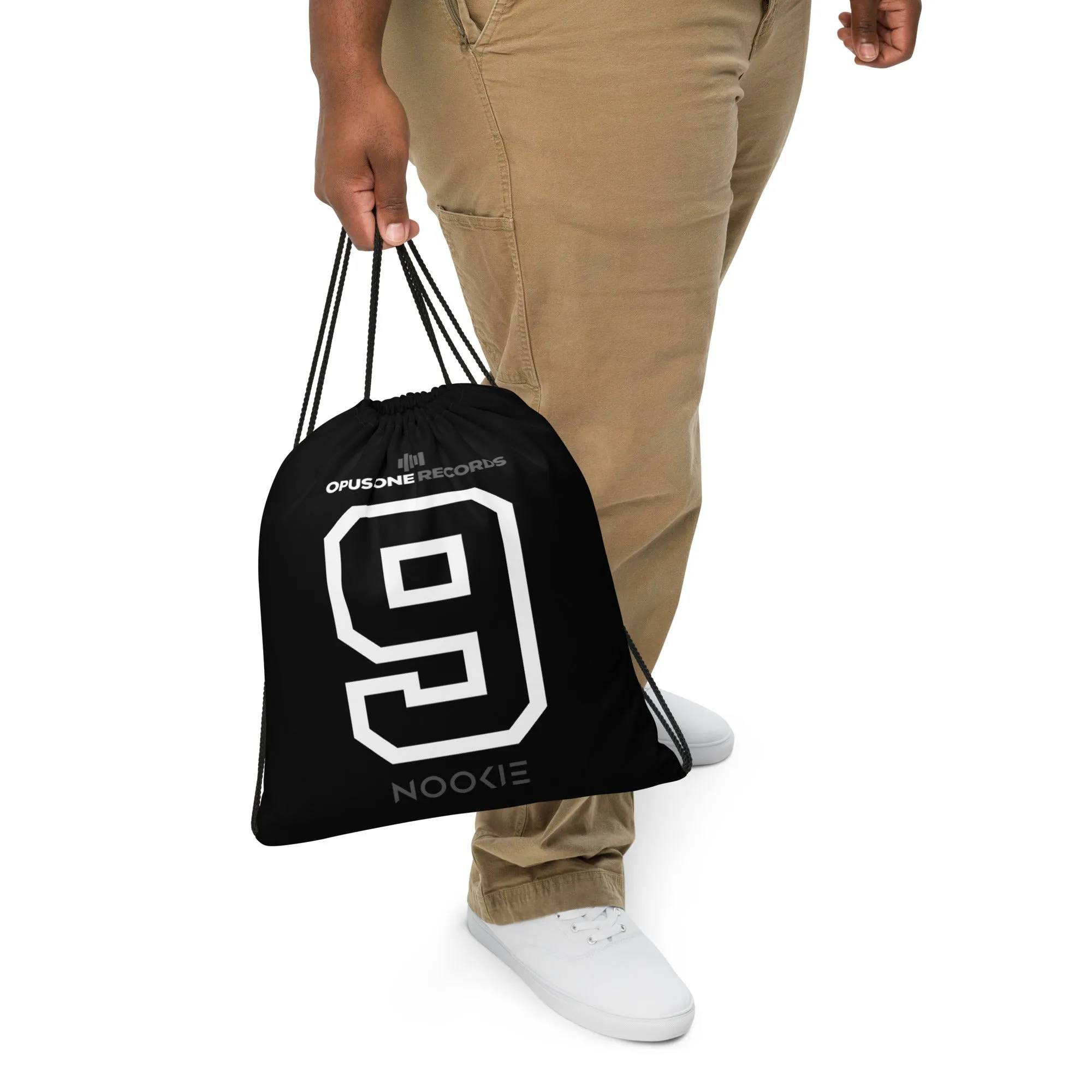 Opus One Records Drawstring bag (Black)