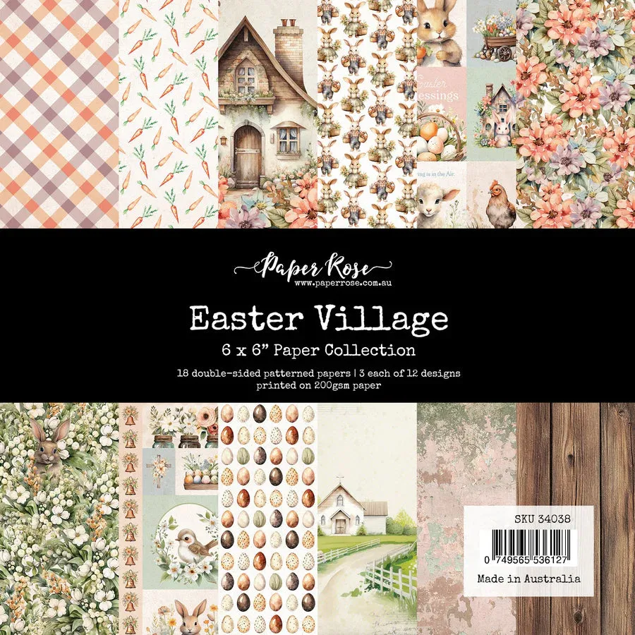 Paper Rose Studio - Easter Village - 6x6 Paper Pack