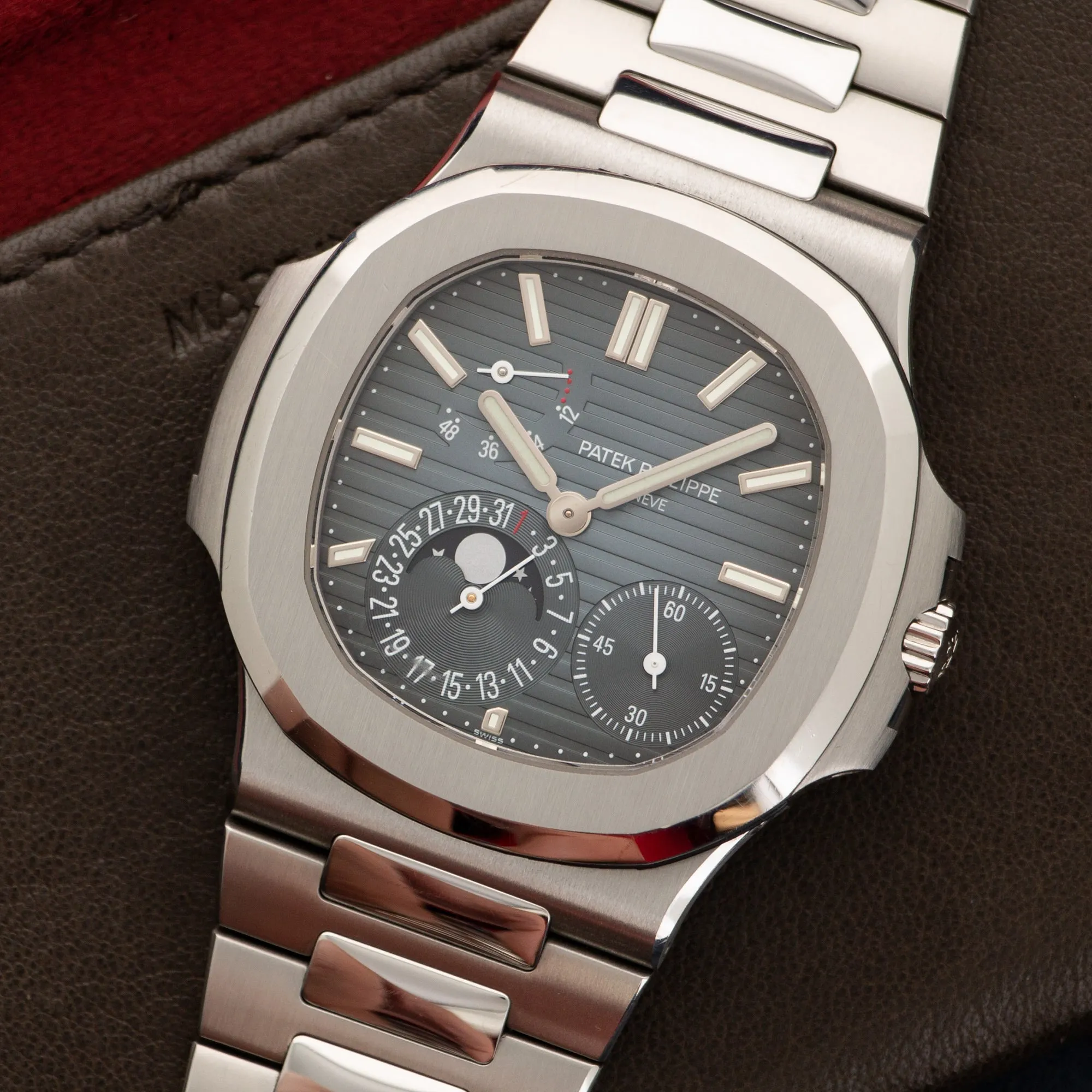 Patek Philippe Nautilus Moonphase Watch Ref. 5712