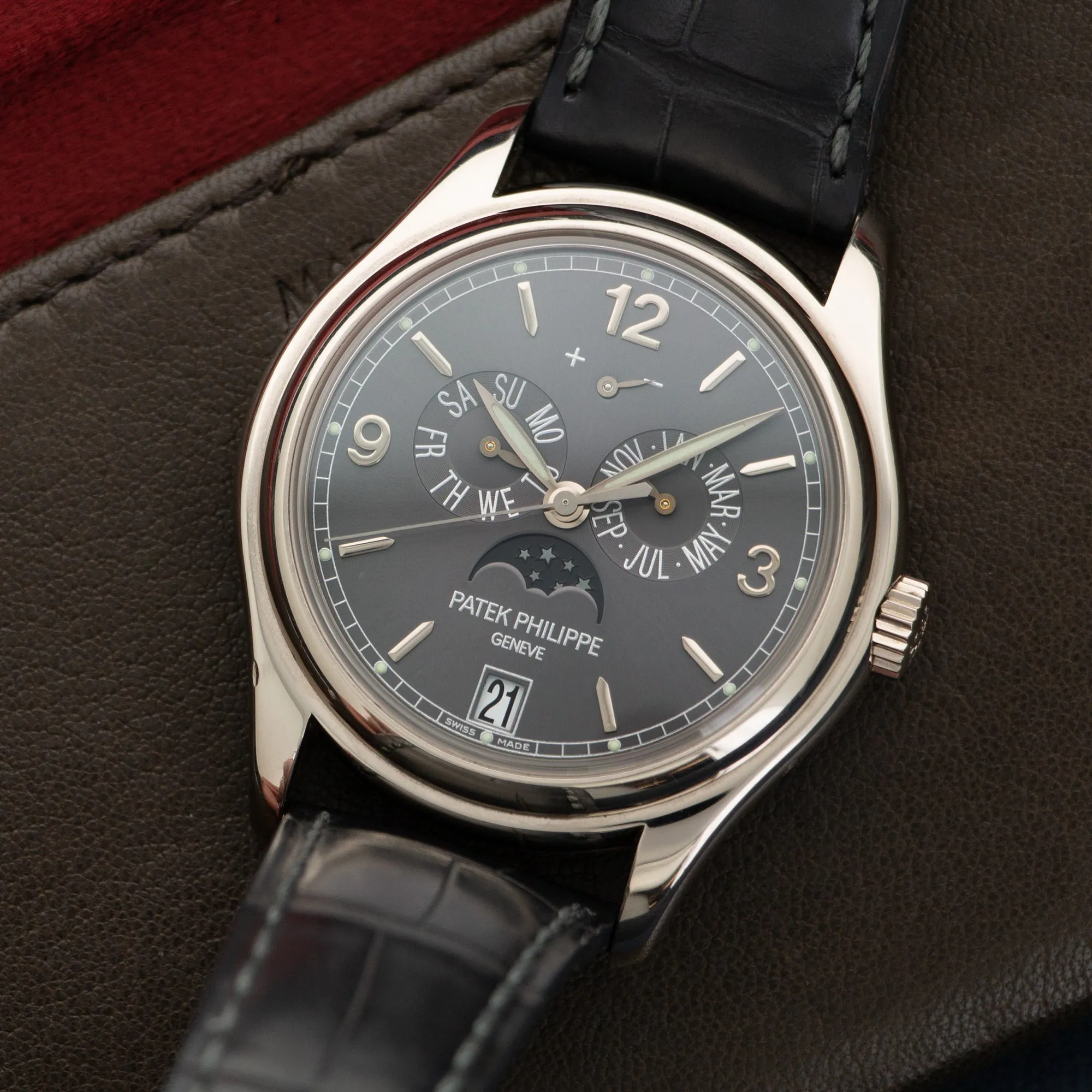 Patek Philippe White Gold Annual Calendar Watch Ref. 5146G