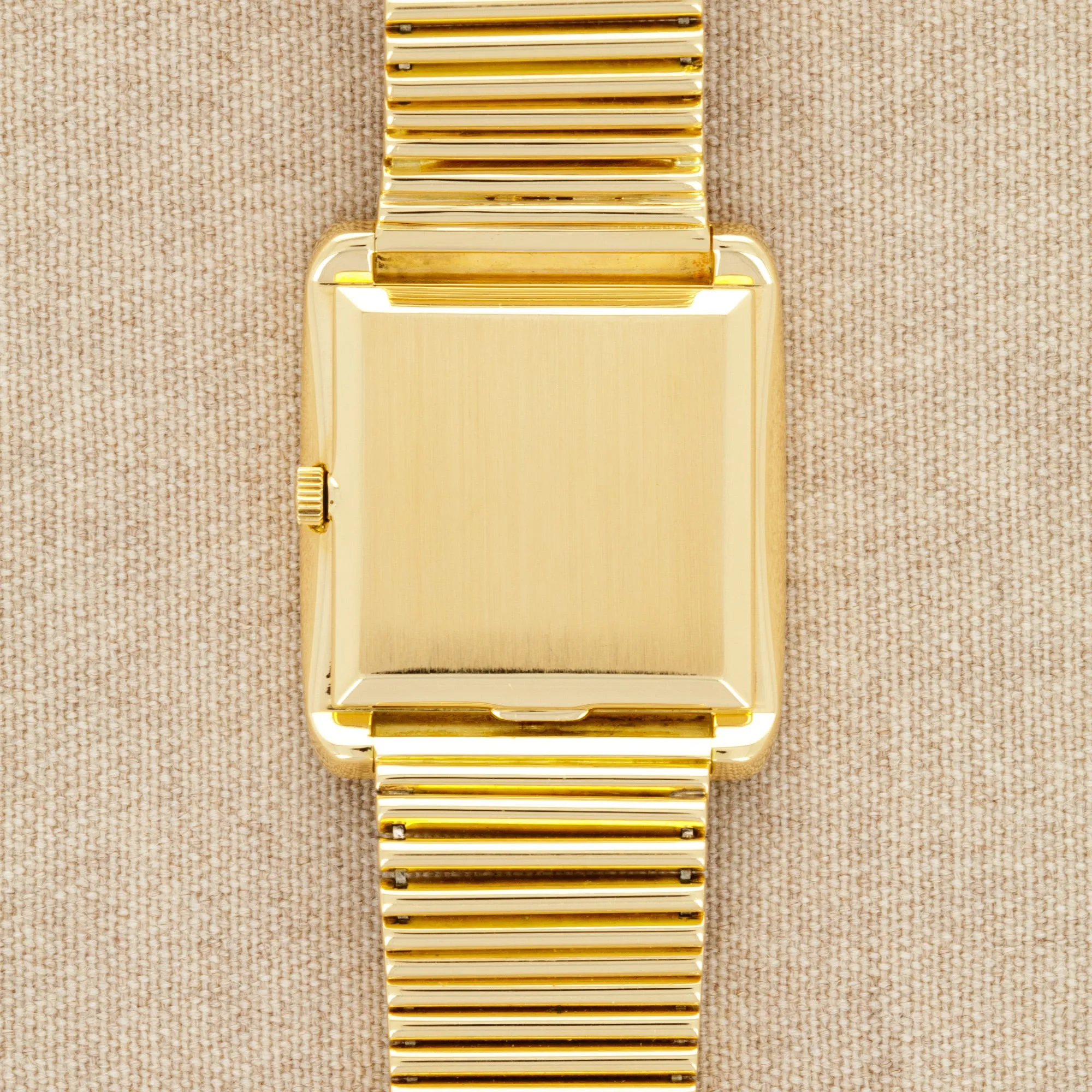Patek Philippe Yellow Gold Onyx Dial Ref. 3733