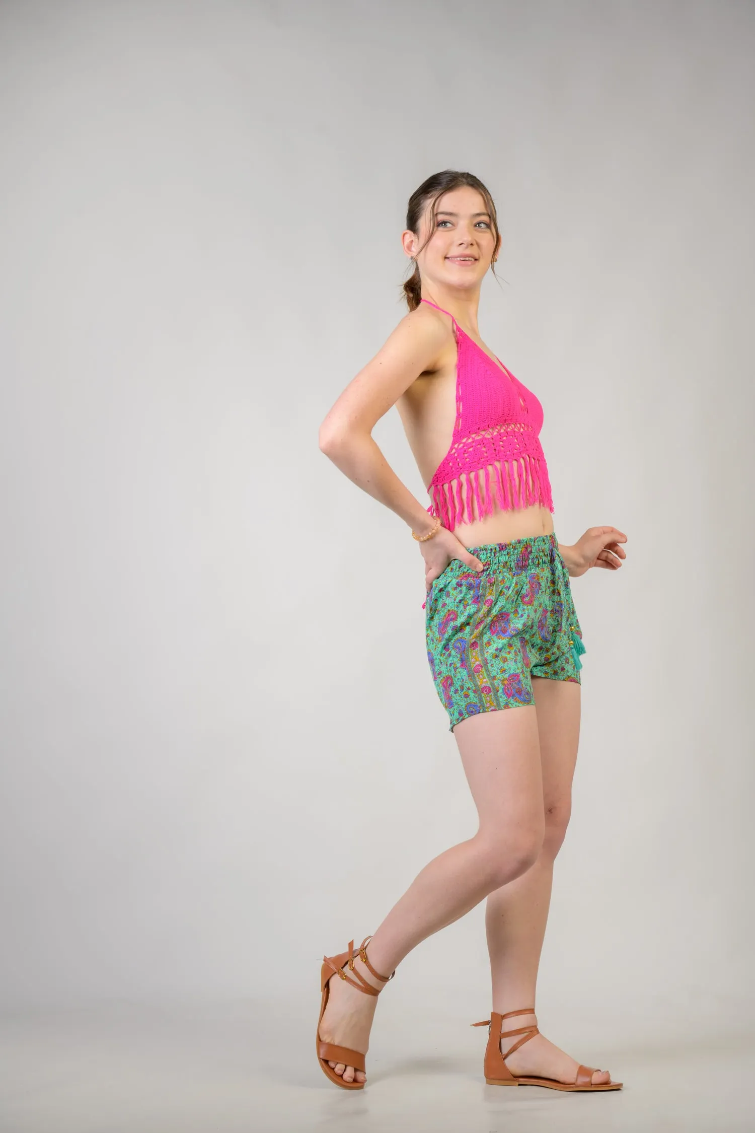 Patterned Bobbin Shorts
