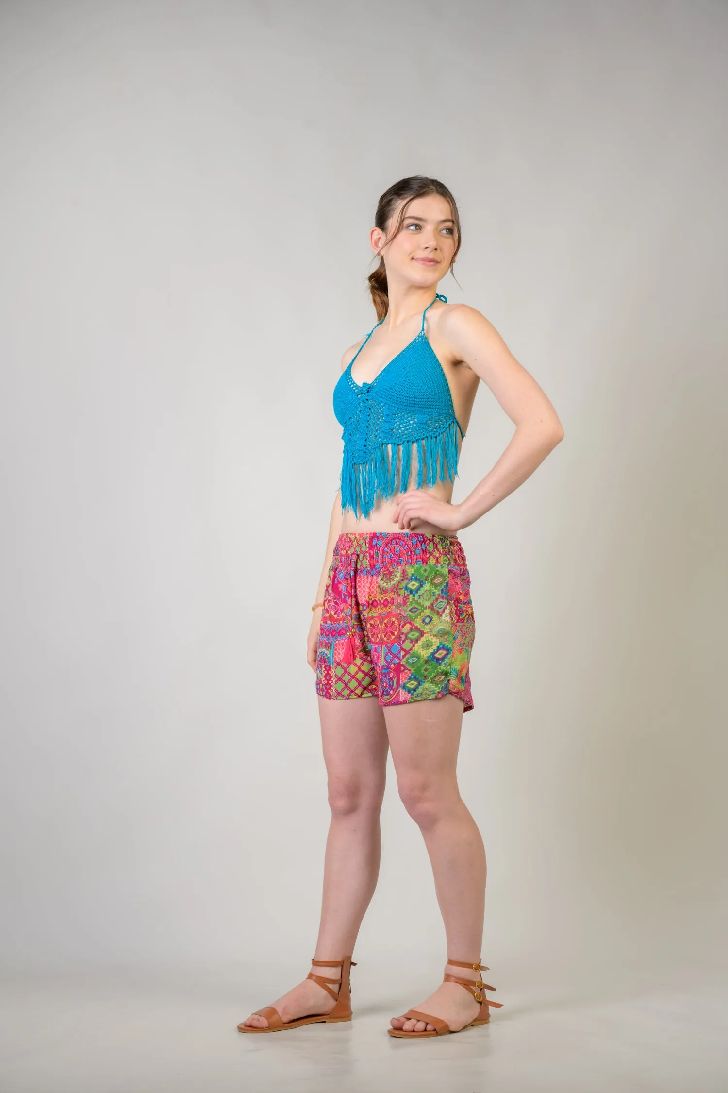 Patterned Bobbin Shorts
