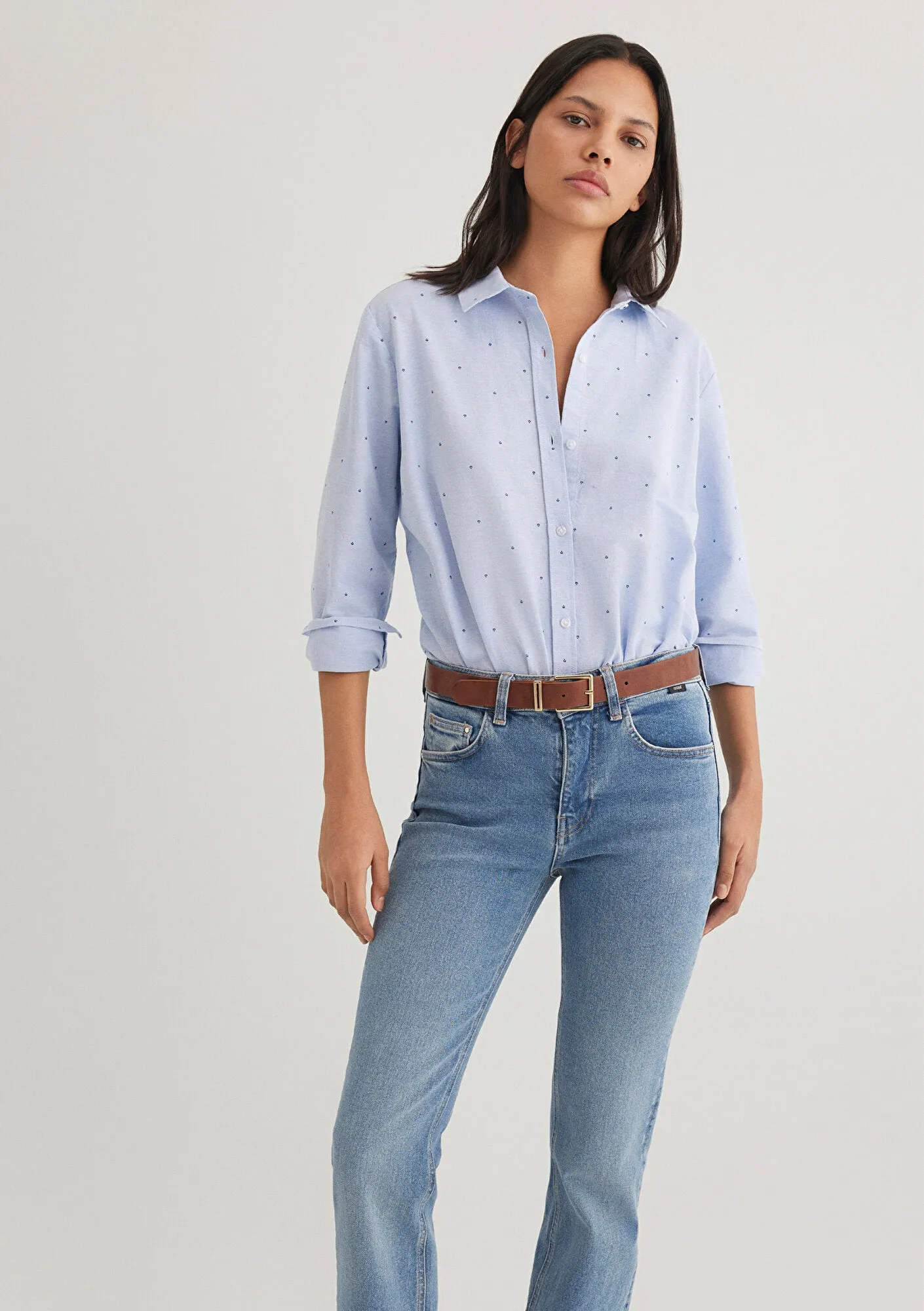 Patterned Mavi Shirt