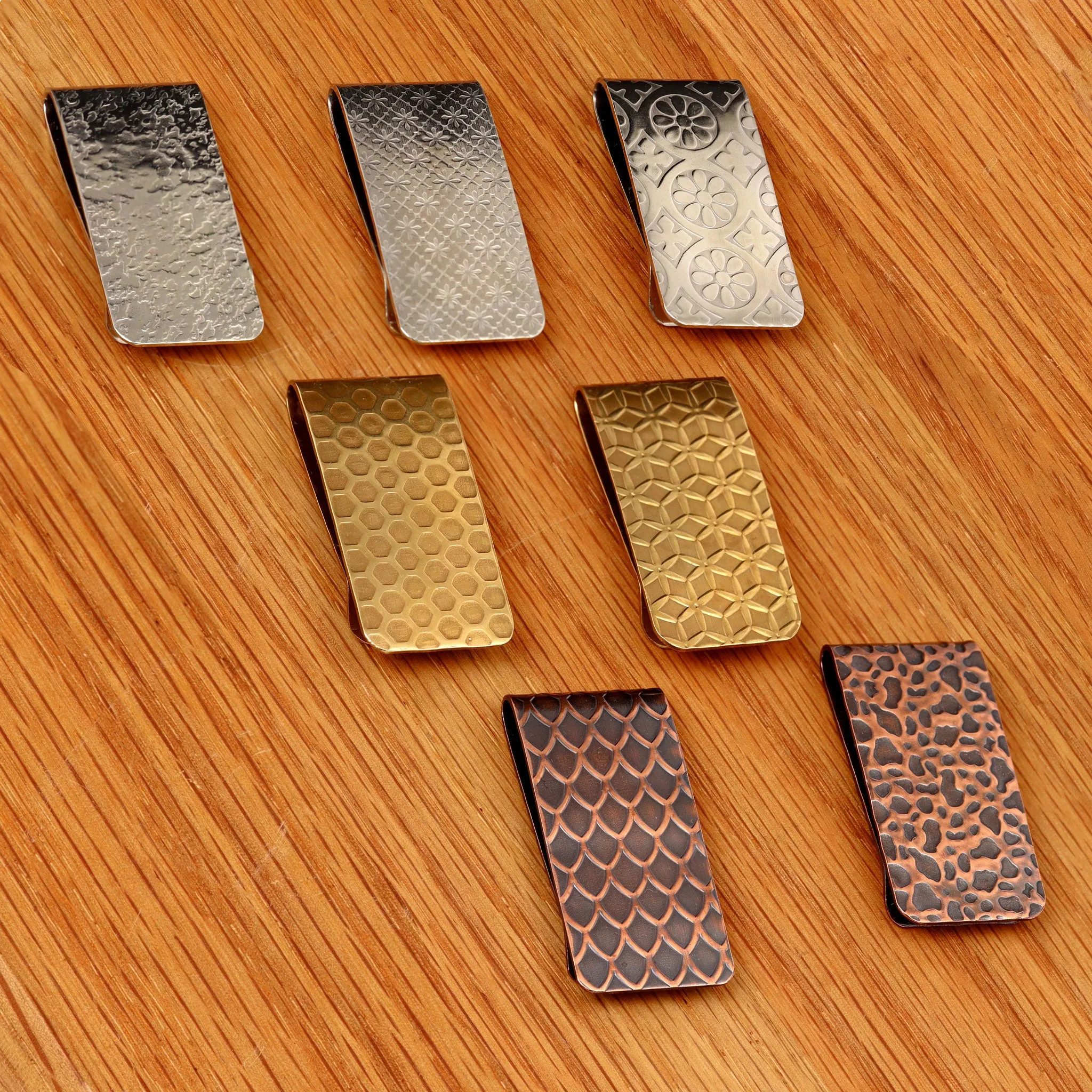 Patterned Money Clips