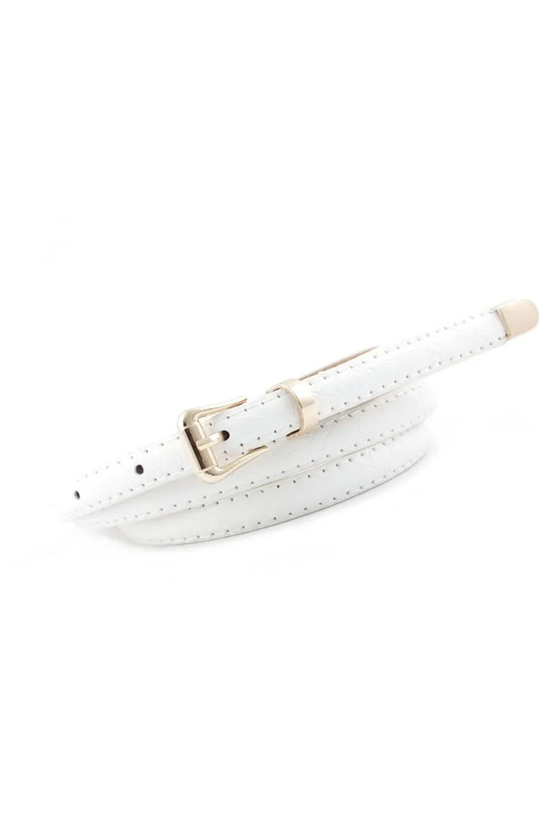 patterned slim belt