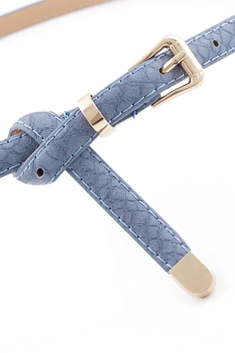 patterned slim belt