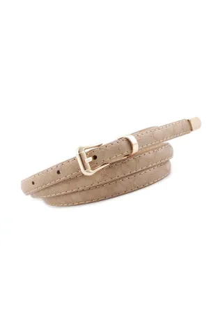 patterned slim belt