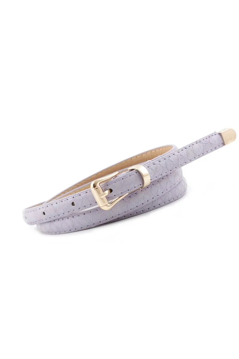 patterned slim belt