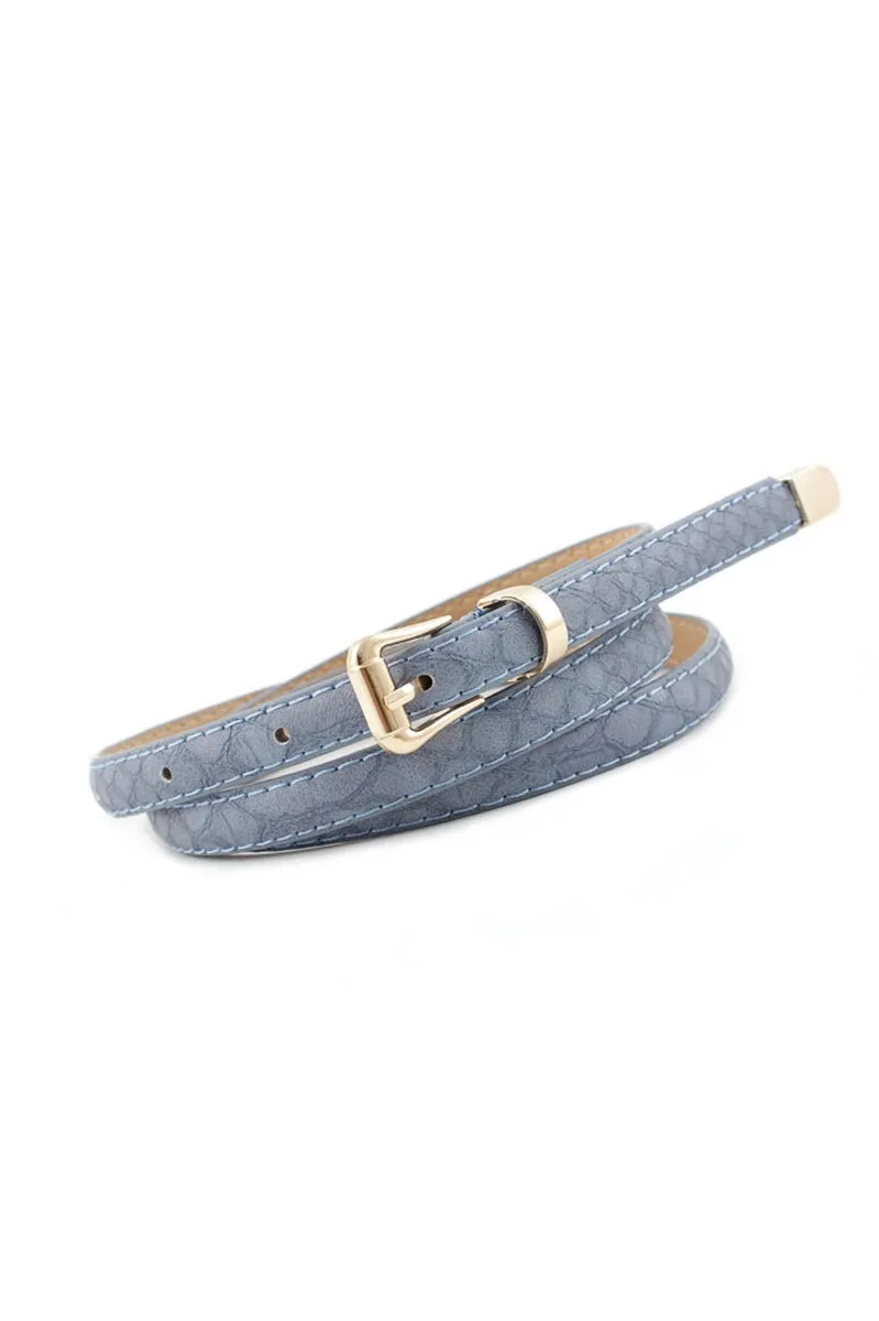 patterned slim belt
