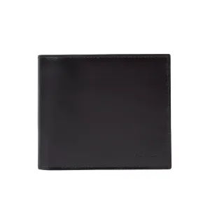 Paul Smith - Mini Print Interior Bi-Fold Leather Wallet in Black