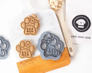 Paw Shaped "YEE PAW" Cookie Cutter