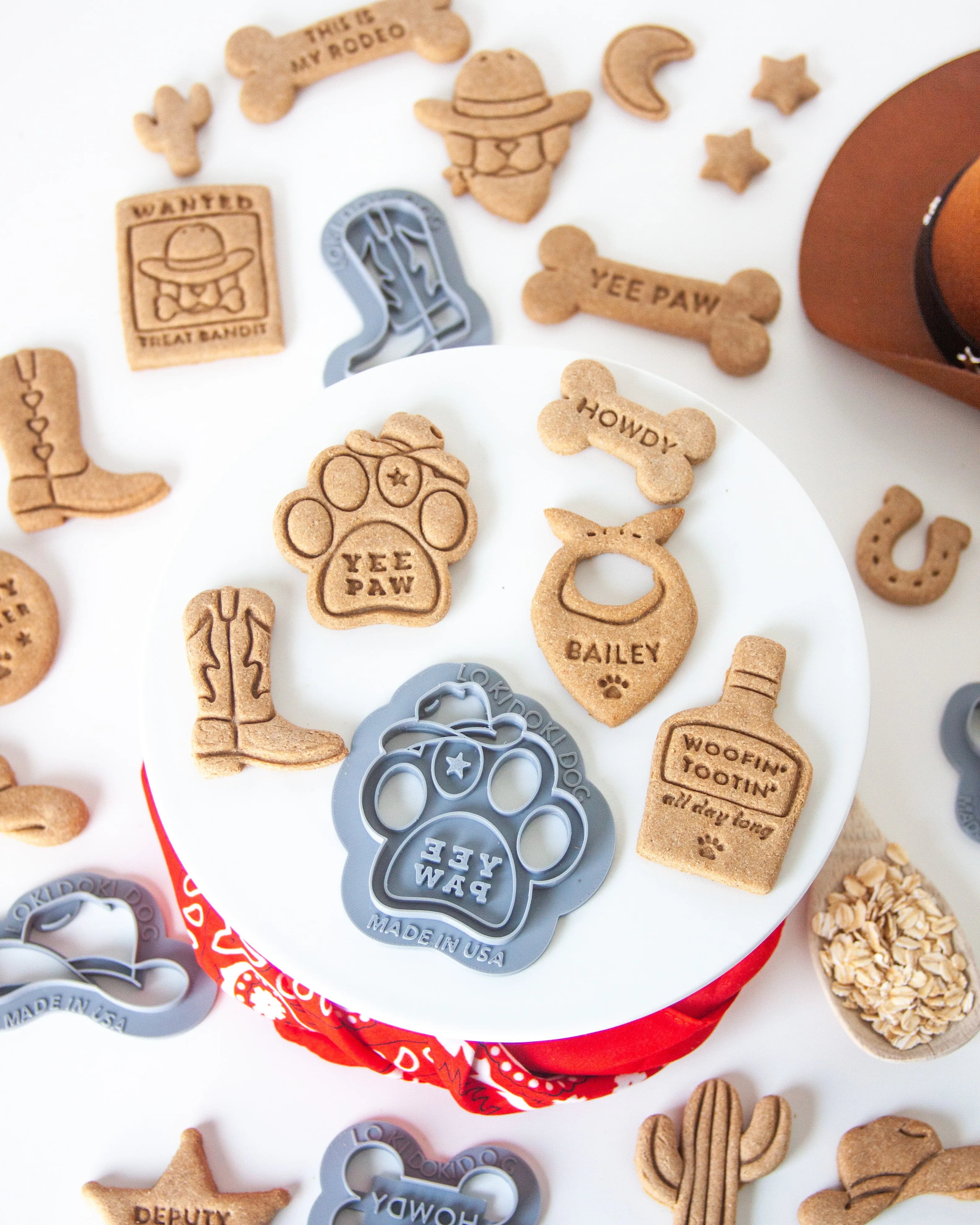 Paw Shaped "YEE PAW" Cookie Cutter