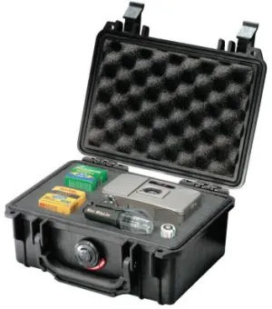 Pelican™ 1150 Protector Cases, 0.1cu ft, 8.29 in x 7.79 in x 3.75 in, Black, 1150-000-110