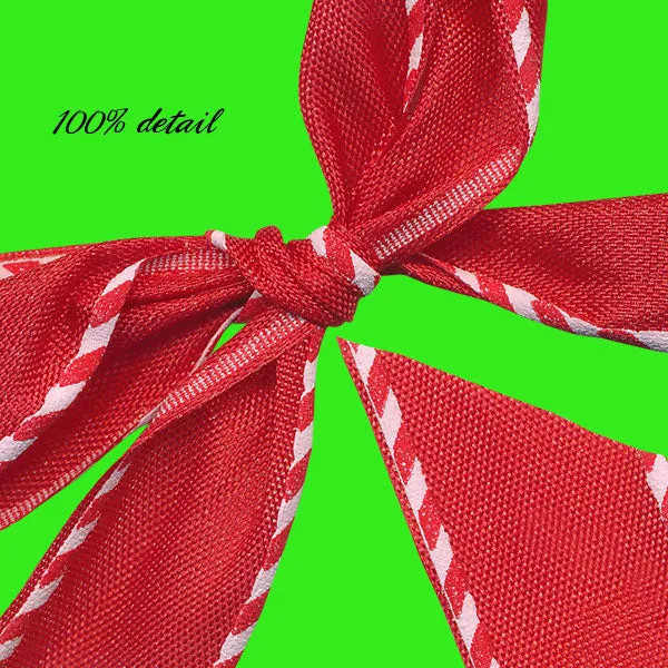 Peppermint Striped Ribbons
