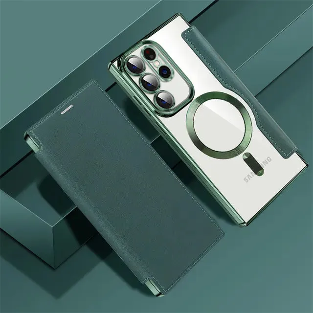 Personalized Leather textured flip phone case - Hot Sale 50% Off