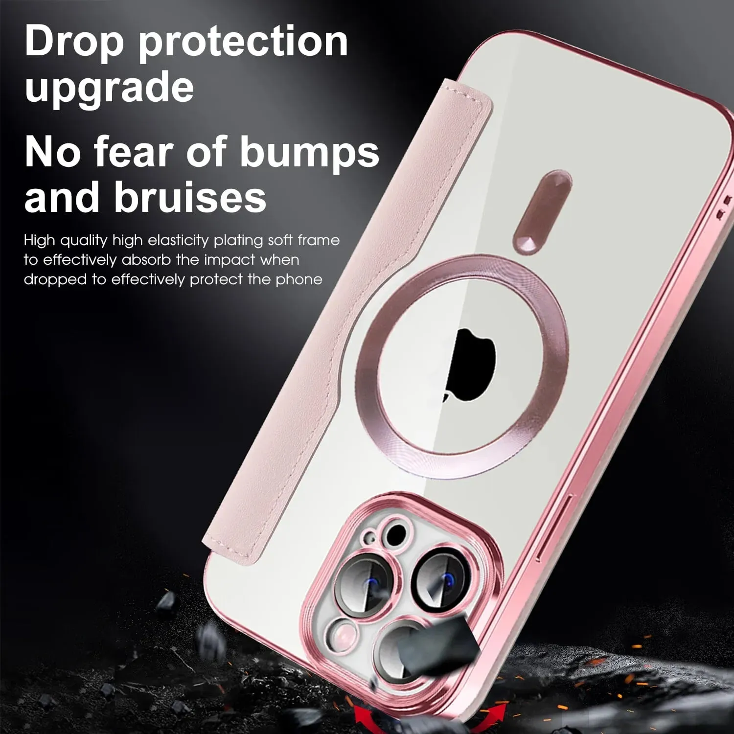 Personalized Leather textured flip phone case - Hot Sale 50% Off