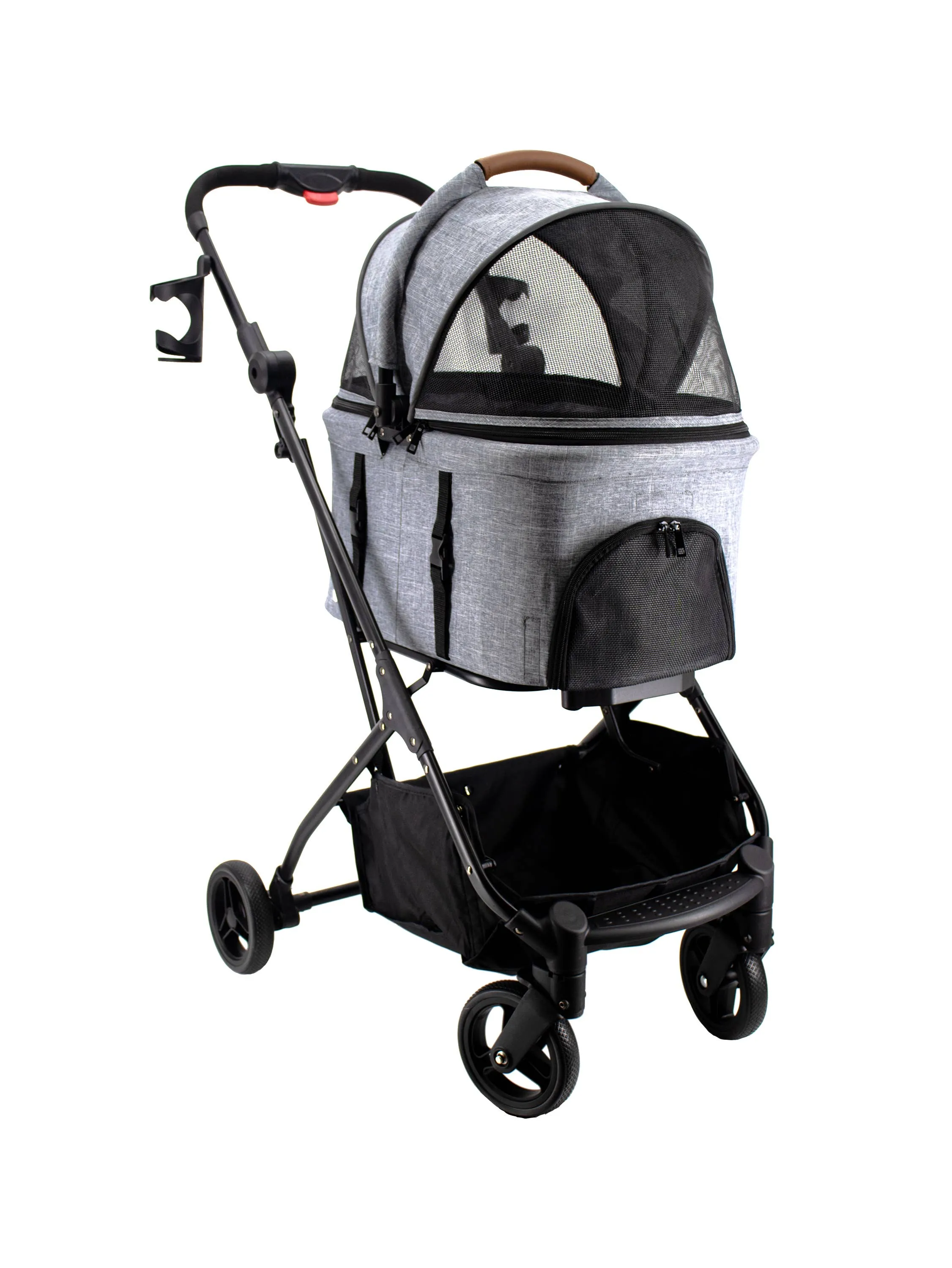 Petique, Inc - 3-in-1 Tri-Fold Pet Stroller
