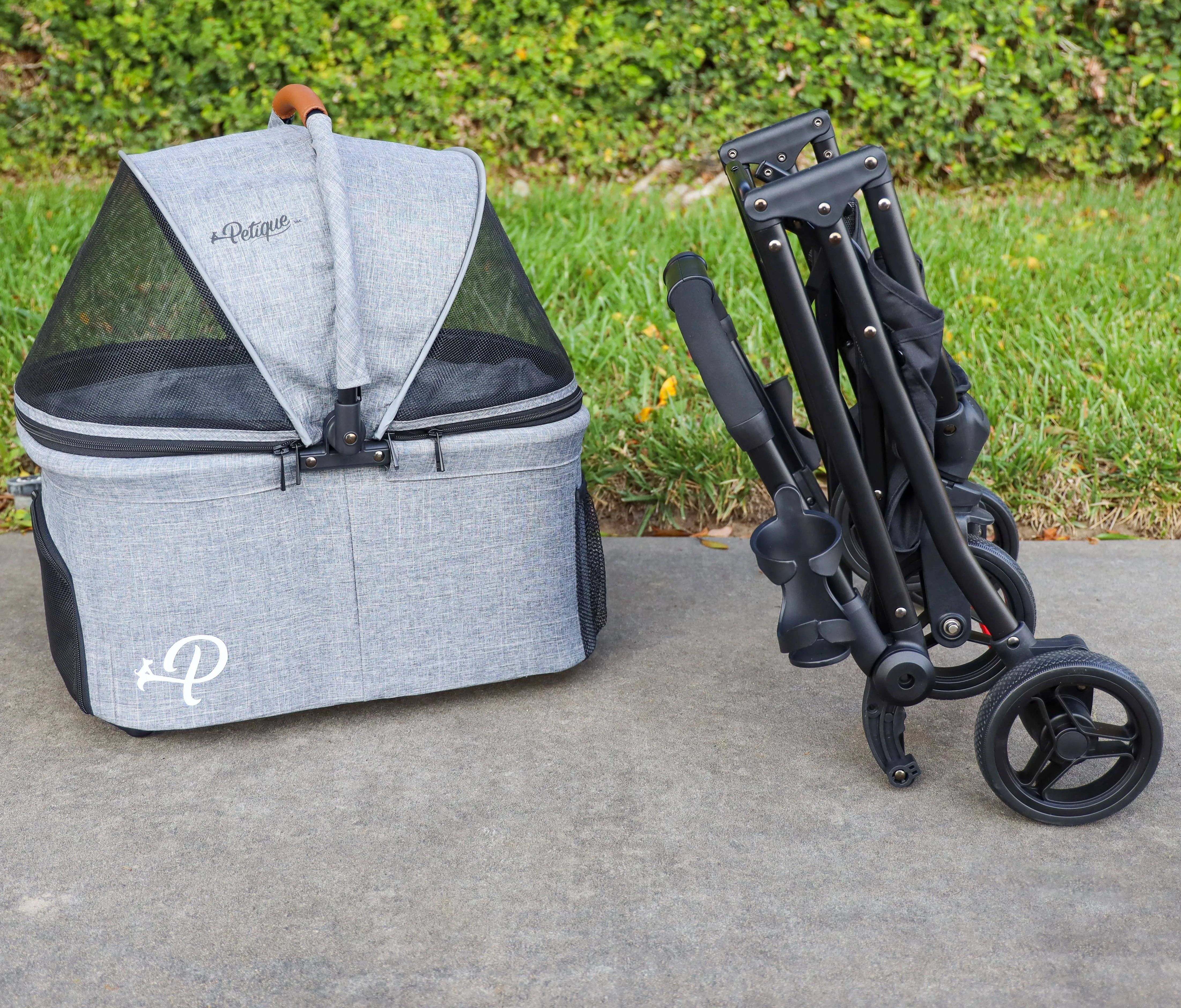 Petique, Inc - 3-in-1 Tri-Fold Pet Stroller