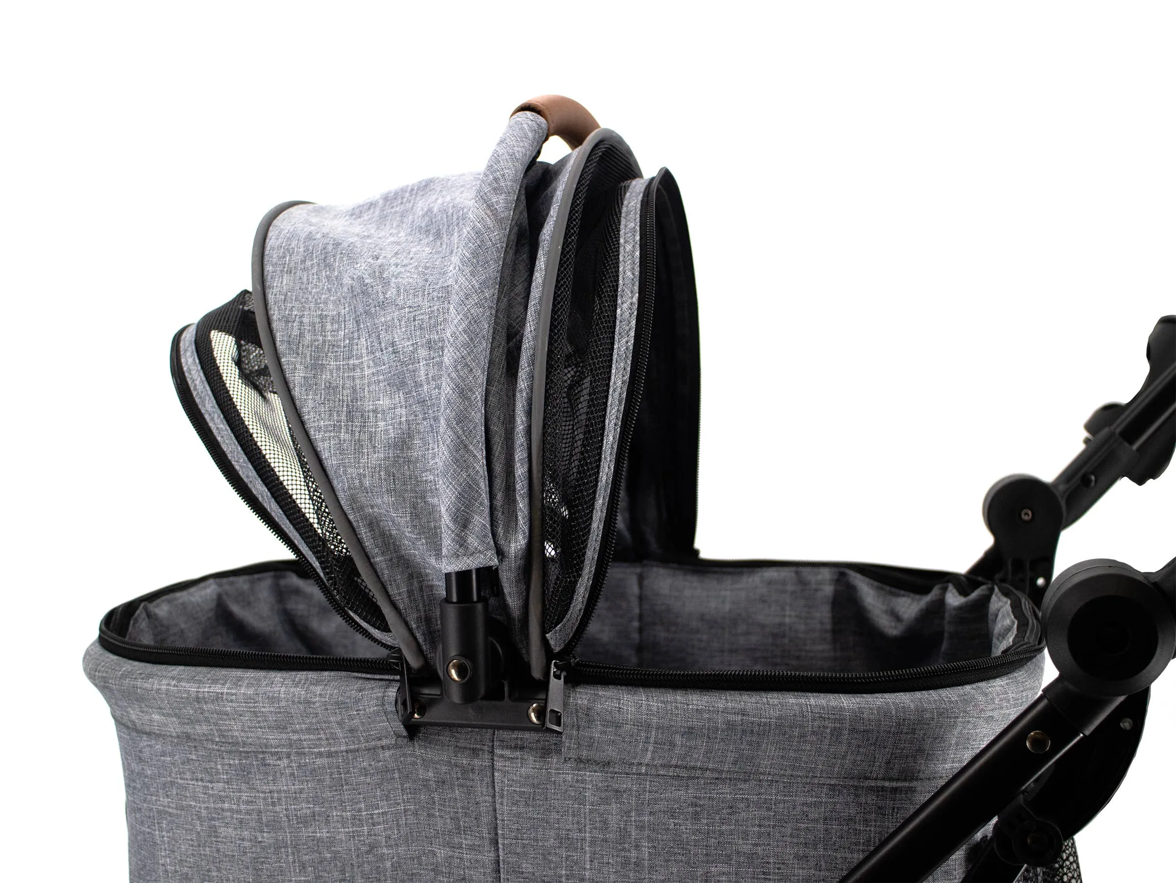 Petique, Inc - 3-in-1 Tri-Fold Pet Stroller