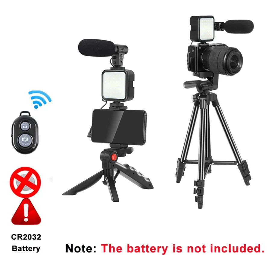 Phone DSLR Camera Vlog Tripod Kit