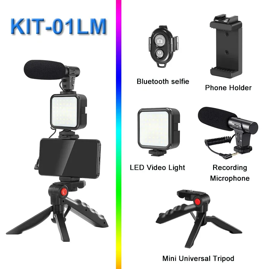 Phone DSLR Camera Vlog Tripod Kit