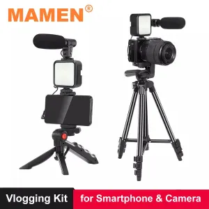 Phone DSLR Camera Vlog Tripod Kit