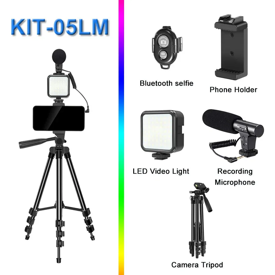 Phone DSLR Camera Vlog Tripod Kit