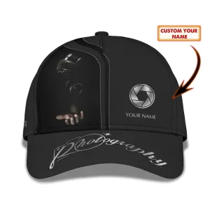Photographer Cap Film Camera 3D Baseball Cap Photography Custom Classic Cap
