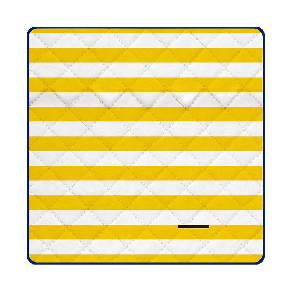Picnic Rug Yellow Stripe