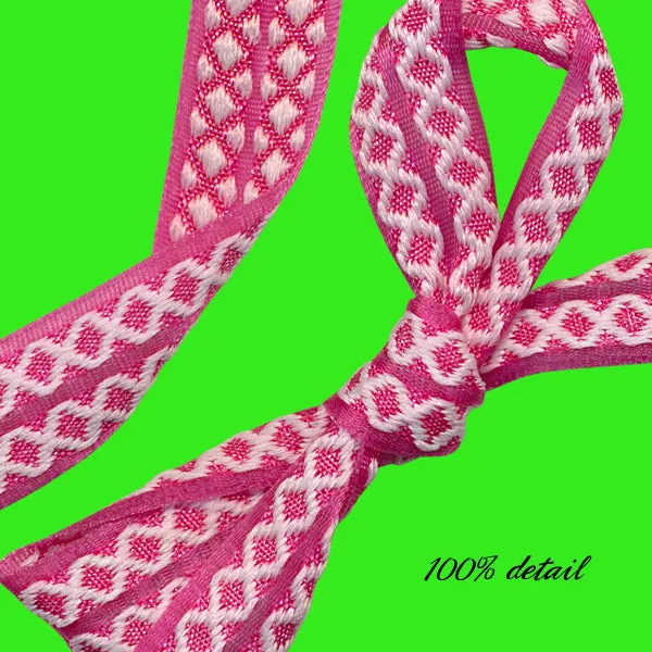 Pink Lattice Ribbons