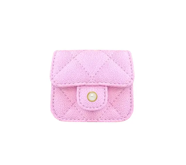 PINK QUILTED AIRPOD PRO CASE