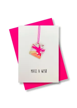 Pink Stories Make a Wish Greeting Card