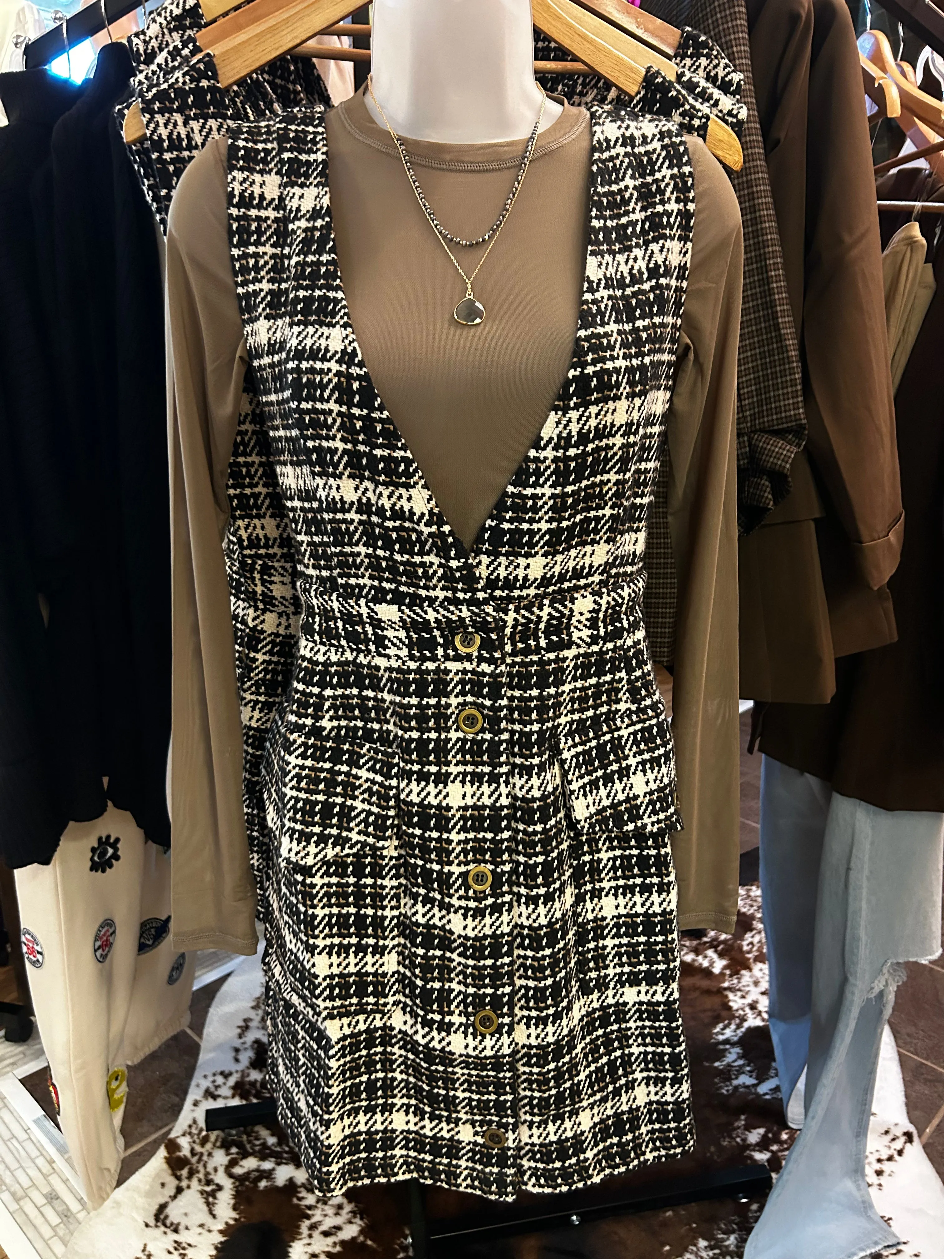 Plaid Patterned Dress