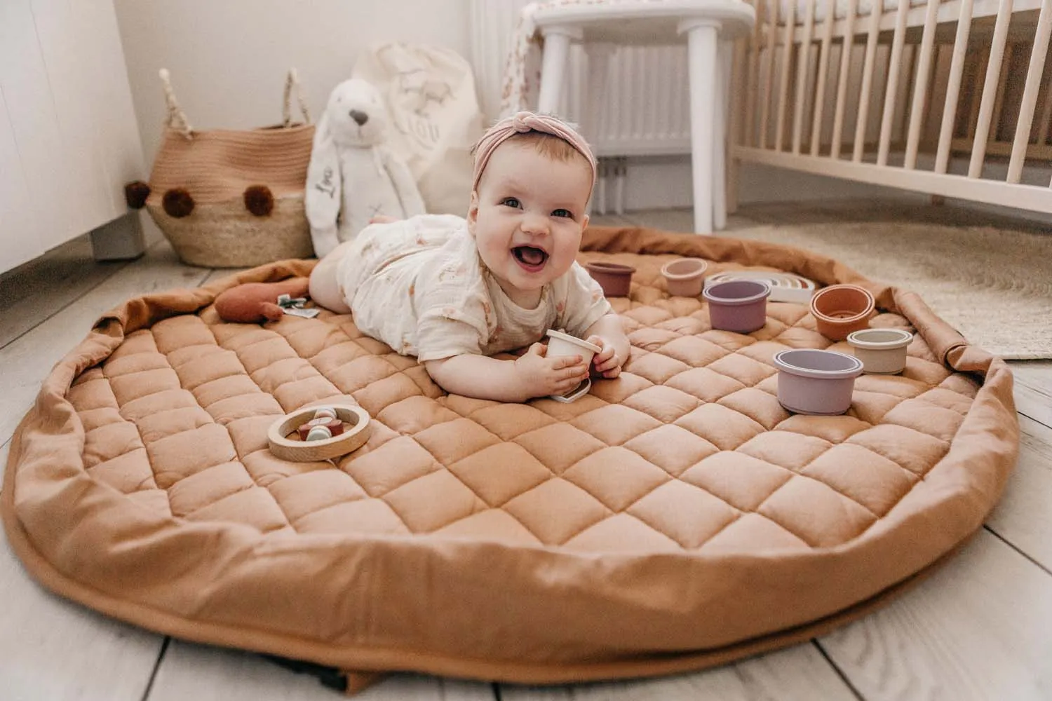Play&Go Tawny Brown organic babymat (Min of 1, multiples of 1)