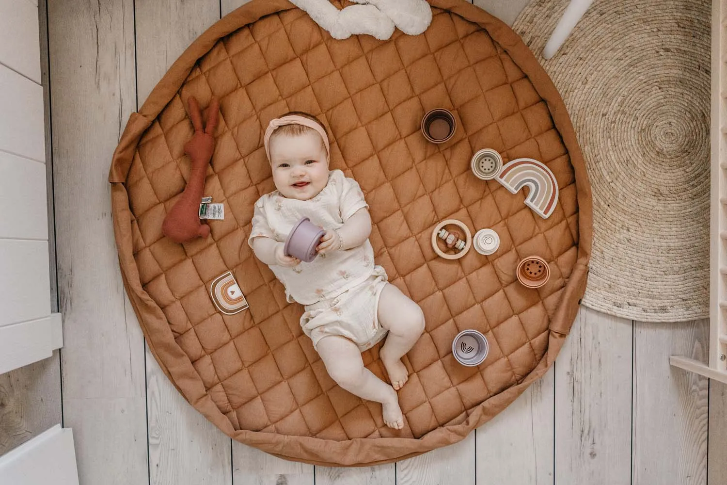 Play&Go Tawny Brown organic babymat (Min of 1, multiples of 1)