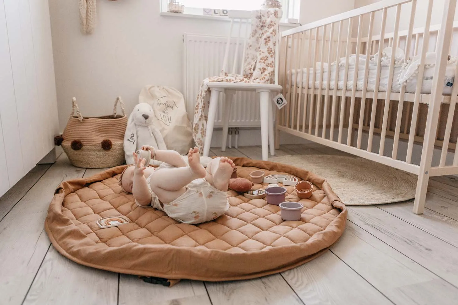 Play&Go Tawny Brown organic babymat (Min of 1, multiples of 1)
