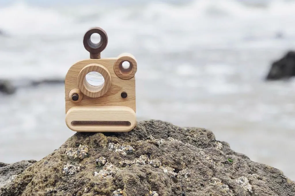 Polaroid Style Wooden Toy Camera