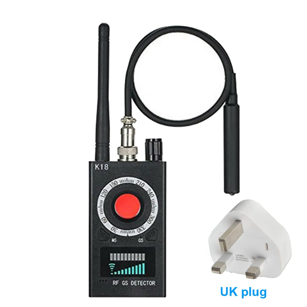 Portable RF Bug Detector Signal Locator GSM Audio Spy Bug & Magnetic Tracker Detector