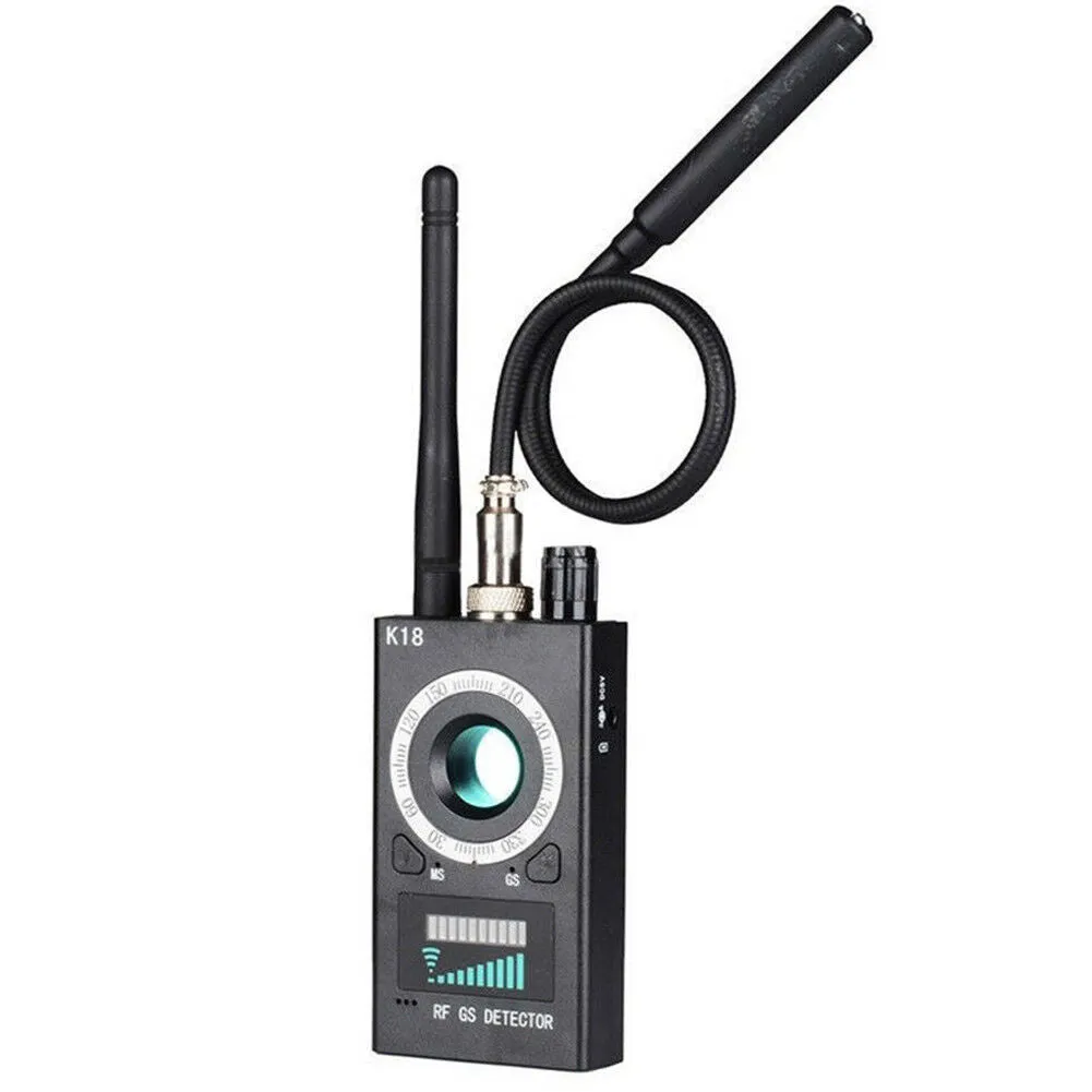 Portable RF Bug Detector Signal Locator GSM Audio Spy Bug & Magnetic Tracker Detector